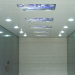 車廂天花板-景觀燈片壓克力搭配LED崁燈加價設計